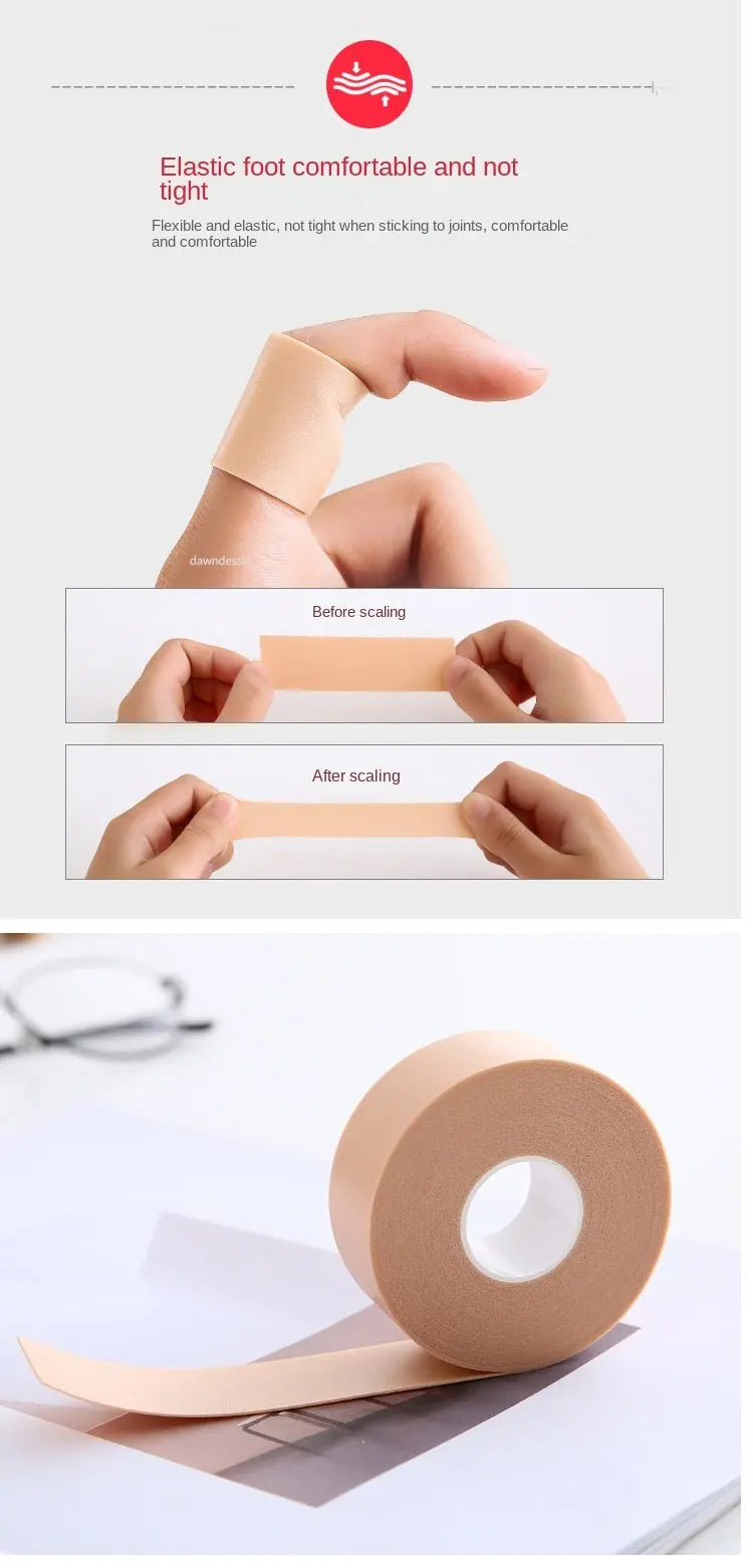 1 Roll Multi-functional Self-Adhesive Elastic Bandage Tape – Waterproof Heel & Foot Pad